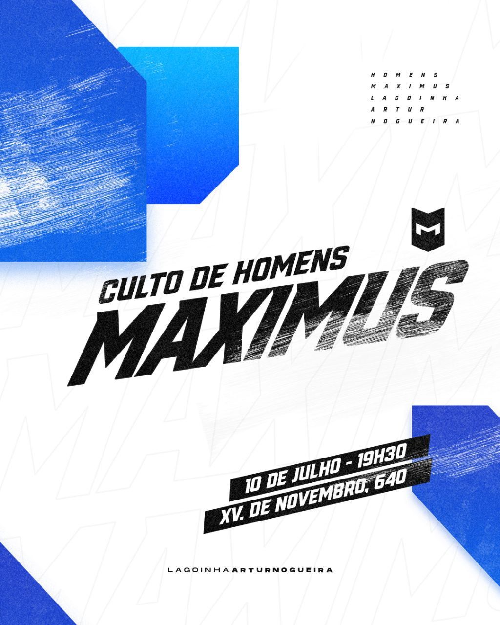 Culto Maximus Encontro Gratuito Para Homens Na Igreja Batista Lagoinha De Artur Nogueira